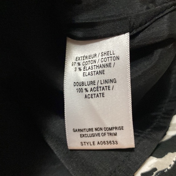 Jacob black, white, grey flower/abstract pencil skirt - Picture 5 of 6